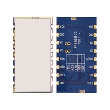 10sets/lot 3km 1W Si4463 fsk 433MHz wireless transceiver module rf transmitter and receiver module RF4463F30
