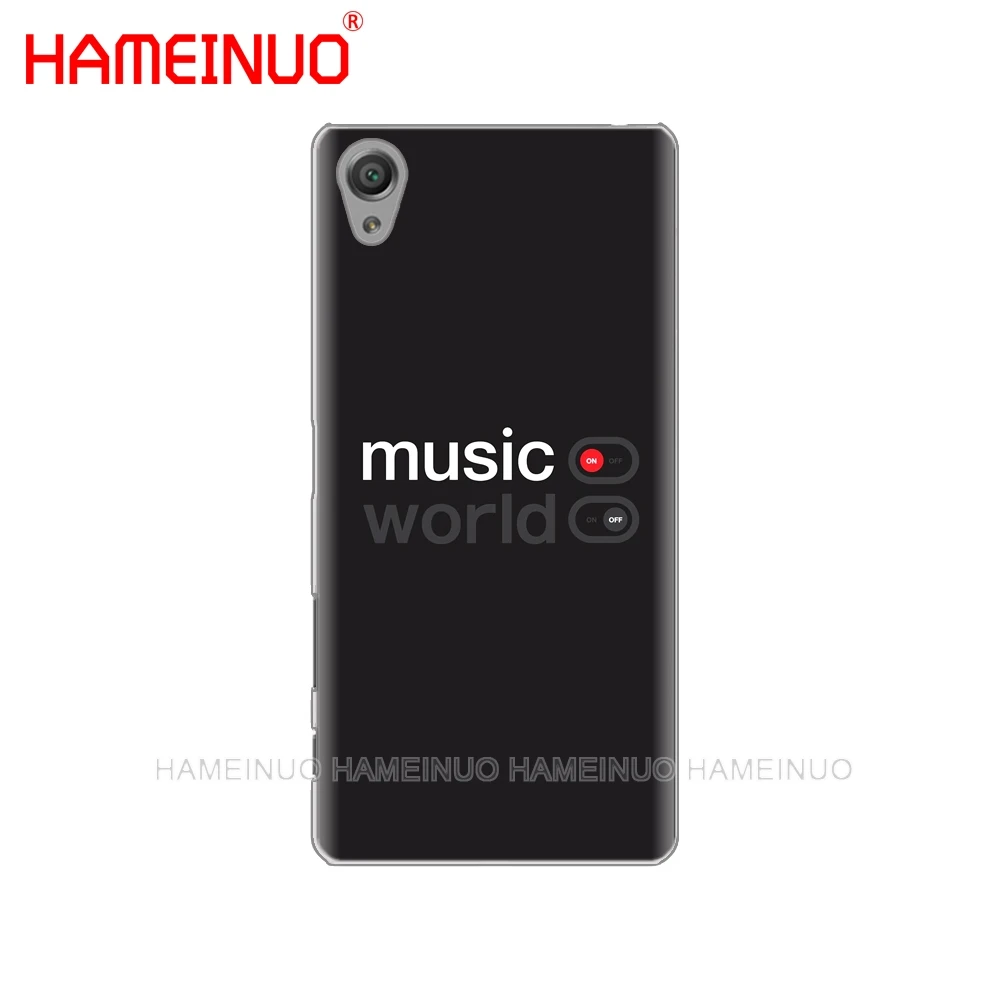 Чехол для телефона HAMEINUO music on world off с принтом sony xperia C6 XA1 XA2 XA ULTRA X XP L1 L2 XZ1 compact XR/XZ