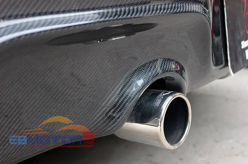 Real CARBON FIBER 3D STYLE REAR DIFFUSER for BMW F20 1-SERIES M TECH M SPORT BUMPER 2011-2014