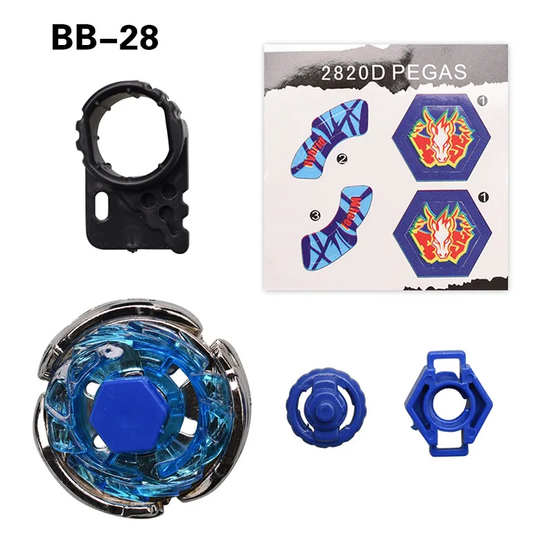 (Отправить случайно 8 BeyBlades + 1 Launcher) beyblade Металл Fusion 4D Launcher 24 различных стилей Beyblade Fury brinquedo Рождество