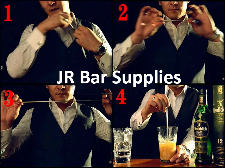 Stainless Steel Telescopic Cocktail Spoon