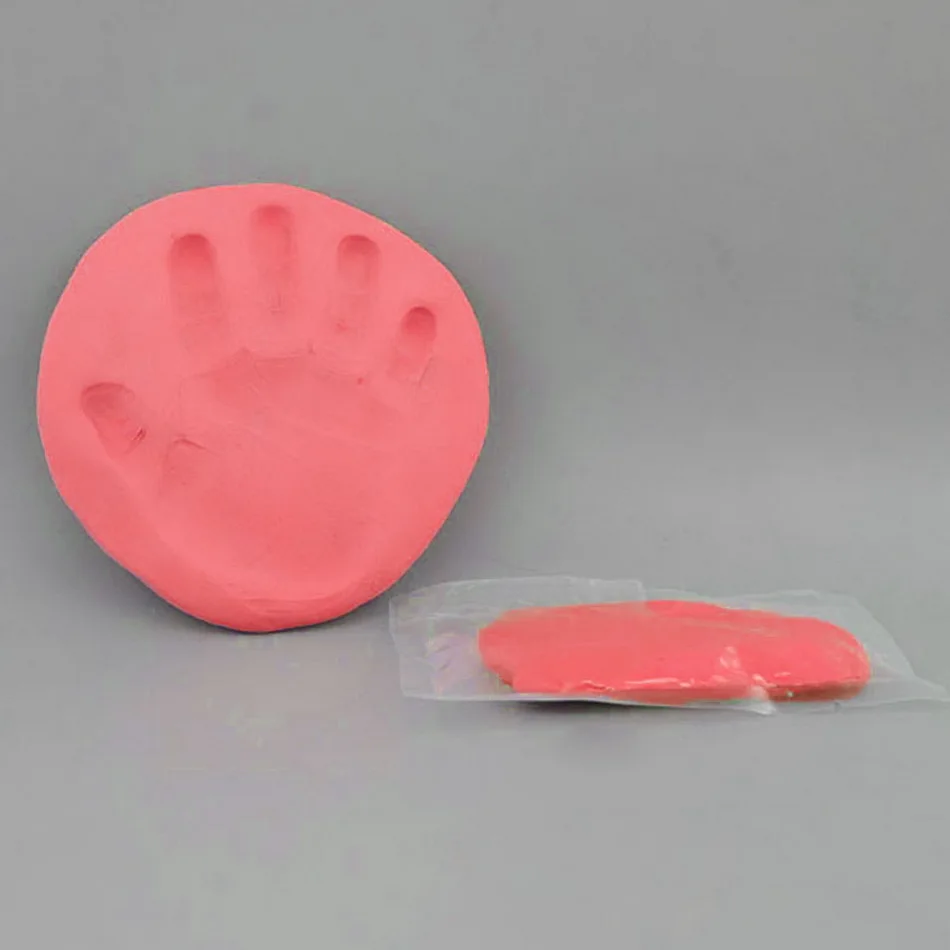 air drying soft clay baby handprint footprint baby care imprint kit