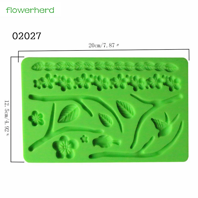 Силиконовые формы Роза барокко Fondant (Сахарная паста для десен пресс форма тортов