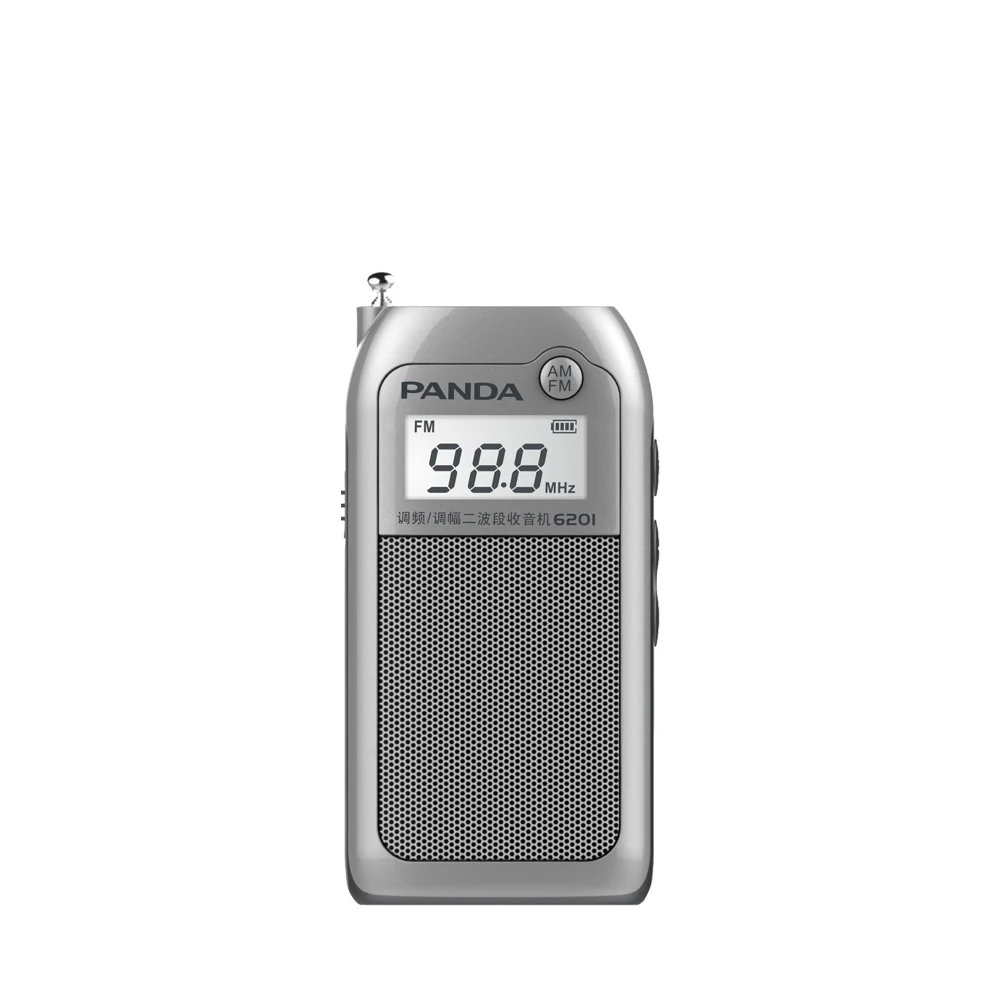 Карманное мини-радио Panda 6201 для пожилых людей портативный USB-интерфейс заряжаемый