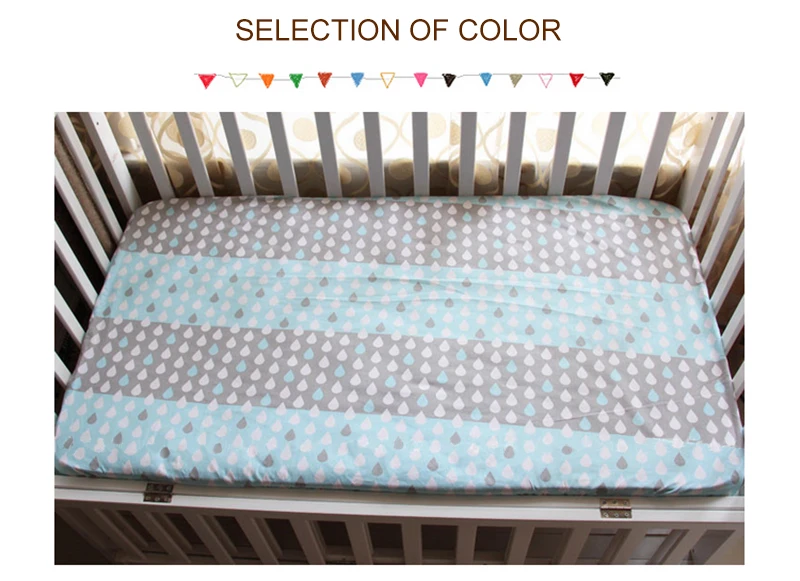 Muslin Cotton Baby Bedding Sets Crib Bed Sheets Newborn Baby Bed Bedspreads For Toddler Infant Customizable Drop Shipping