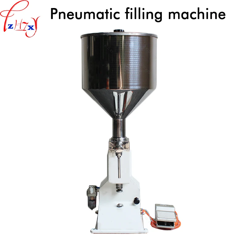 1 шт. Пневматический разливочная машина A02 Малые Дозы нержавеющая сталь автомат розлива большая емкость паста машина