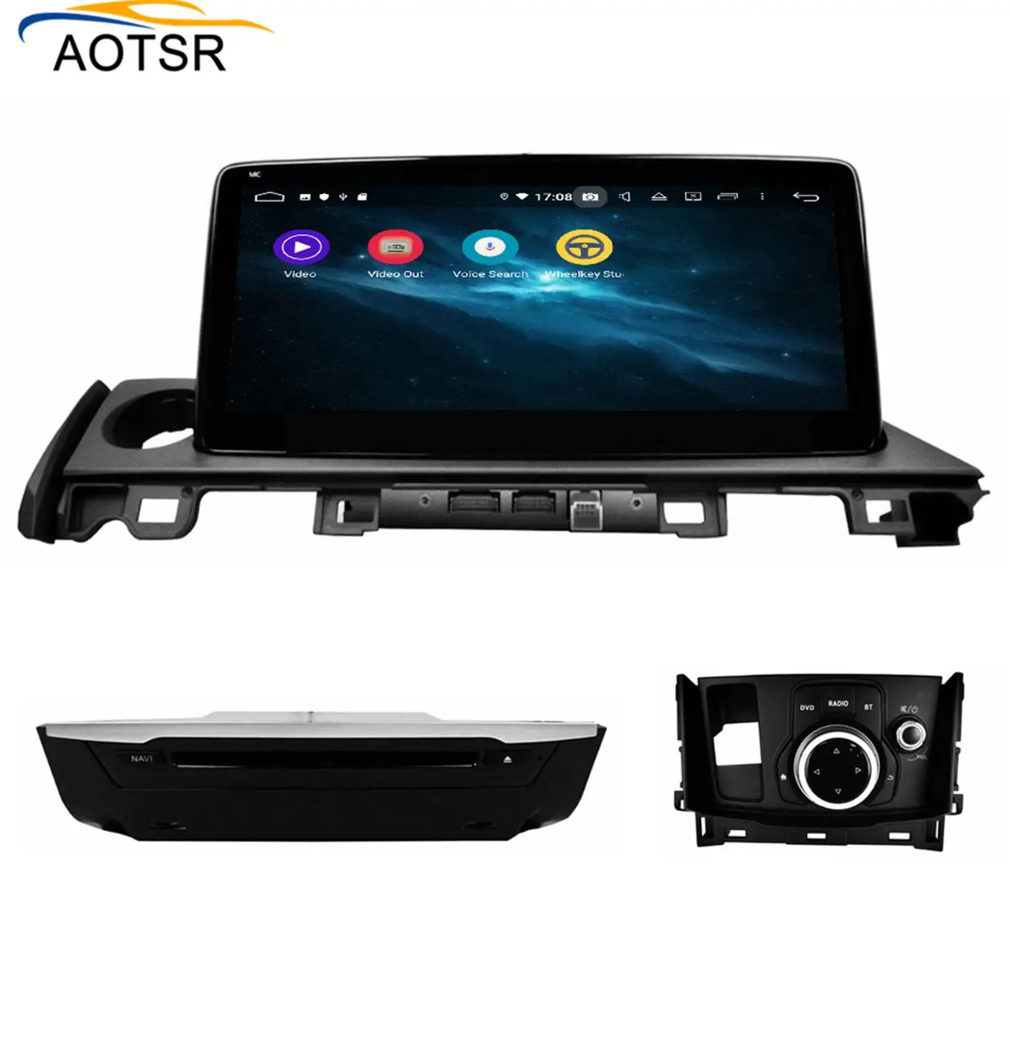 Flash Deal DSP 4+64 Android 9.0 car multimedia dvd radio For MAZDA 6 2017 2018 tape recorder car dvd gps Navigation Video stereo Player BT 3
