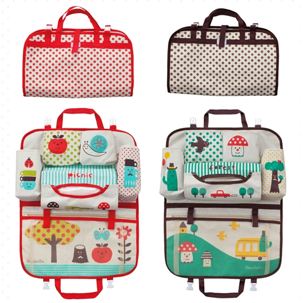 YOSOLO Car-styling Car Back Seat Organizer Stowing Tidying for kids Carriage Baby Diaper Universal Storage Hanging Bag Mummy Bag YOSOLO Car-styling Car Back Seat Organizer Stowing Tidying for kids Carriage Baby Diaper Universal Storage Hanging Bag Mummy Bag