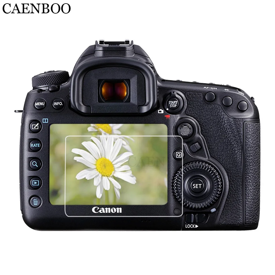 

CAENBOO Screen Protector LCD Guard For Canon EOS 1DX 5D Mark III IV 5D3 5D4 5DS 5DSR EOS-1DX Film Protective 2.5D Curved Edge
