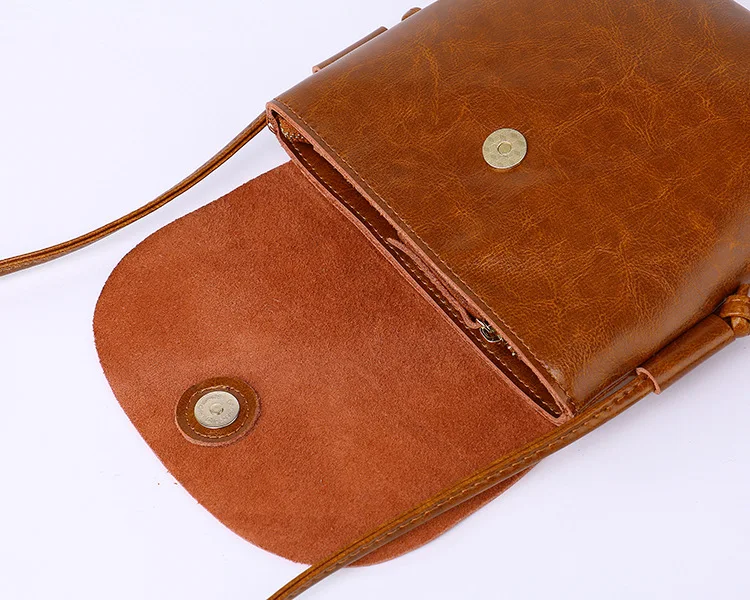 MJ Women Leather Messenger Bag Female Split Leather Shoulder Crossbody Bag High Quality Small Flap Bags for Girls (12)