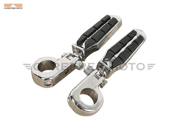 

Universal 1.25" Motorcycle Engine Guard Foot Pegs Moto Anti Vibration Foot Rest case for Yamaha Kawasaki Suzuki Honda Harley