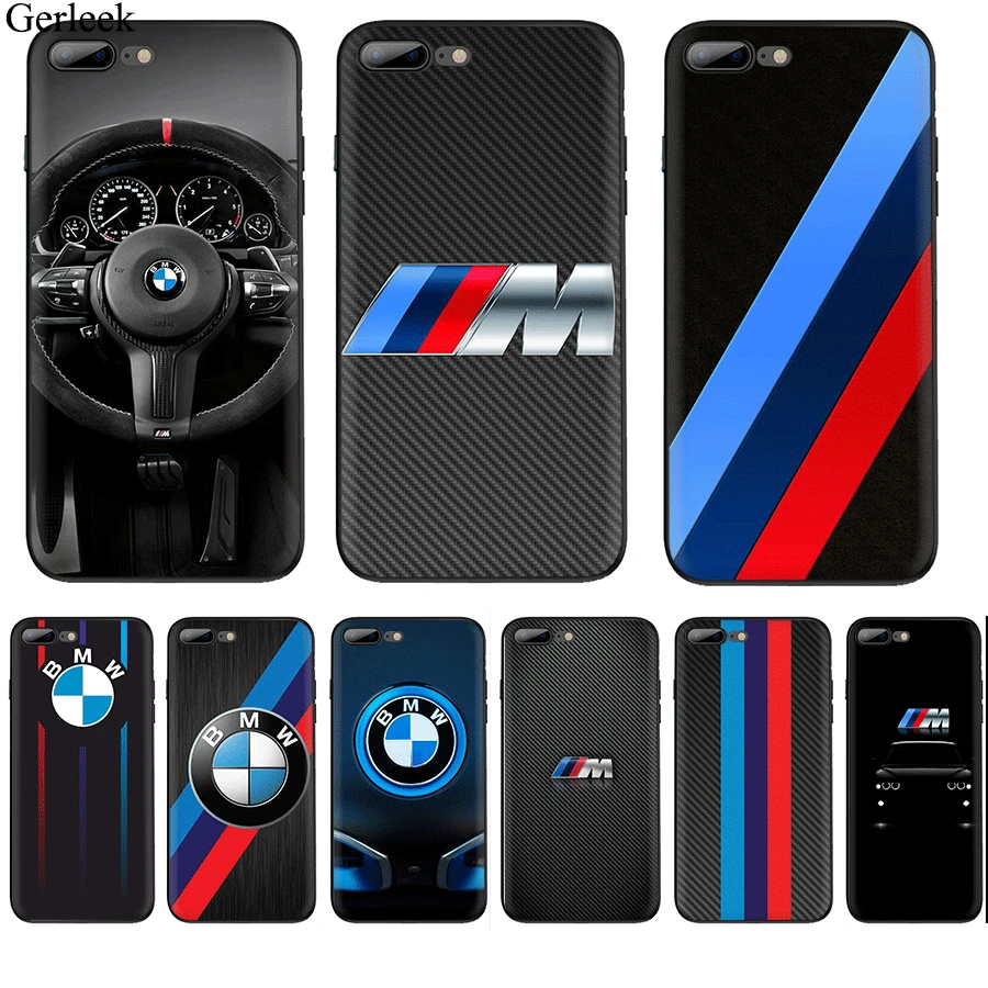 

Gerleek BMW Silicone TPU Case For iPhone 6 6s 7 8 Plus X XS XR Max 5 5s SE Cover