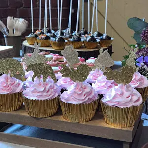 

Glitter Ballerina ballet birthday cupcake toppers baptism naming Christening party decoration doughnut food treats picks