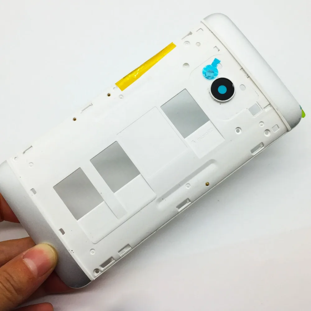 

New Original Front Housing Faceplat For HTC One Dual Sim 802t 802d 802w M7 Front Bezel Housing LCD Panel Frame Replacement Parts