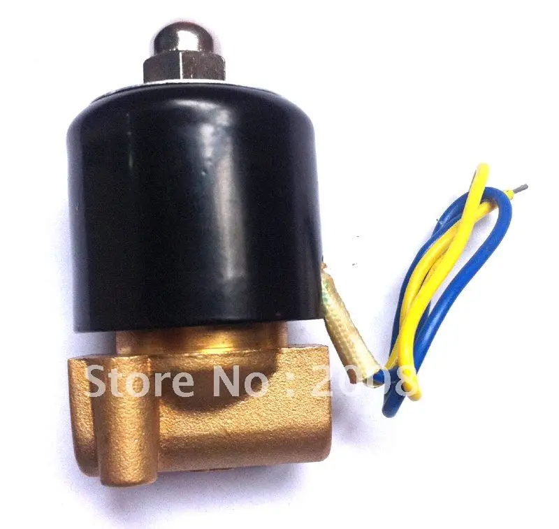 

1/8" normally closed 150 centigrade 2W025-06 NBR Train Water Air Pipeline with DC12V AC220V DC24V Solenoid Valve