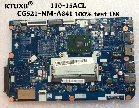 

KTUXB CG521-NM-A841 motherboard is suitable for Lenovo 110-15ACL notebook motherboard AMD CPU DDR3 100% test work