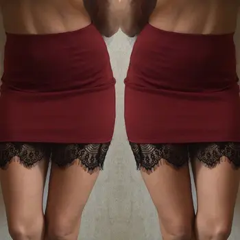 

Fashion Women's Ladies Casual High Waist A-Line Bodycon Pencil Mini Short Skirt
