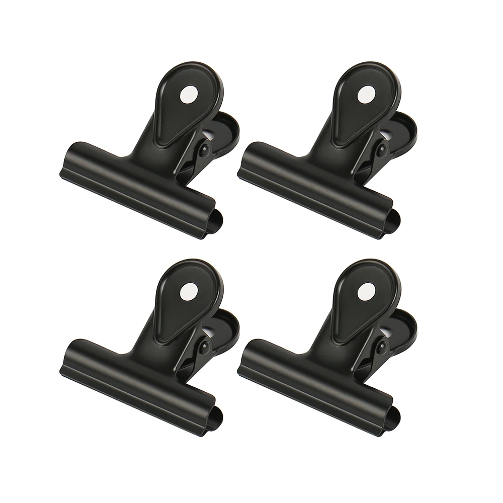 

Paper Metal Bulldog Clip Hinge Clips Clamps for Documents Files Pictures Home Office