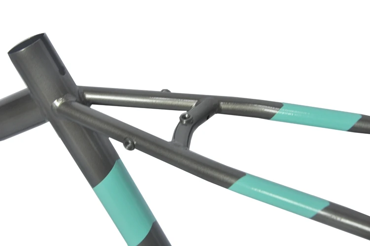 Flash Deal NEW kind !!DARKROCK AMPIL 700C frame set Barrel shaft CR-MO 4135 with Carbon fork disc brake Road bike parts 142-18 3