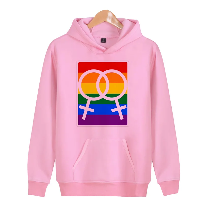 

Gay Pride Female Symbol 2018 Sweatshirts Male O-Neck Slim Mens Hoodies Man Pullover US/EU size X4205