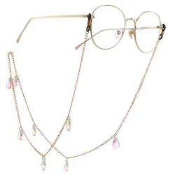 60 см солнцезащитные очки ожерелье-шнурок с кулоном металлические очки цепочка для очков шнур для чтения шнур