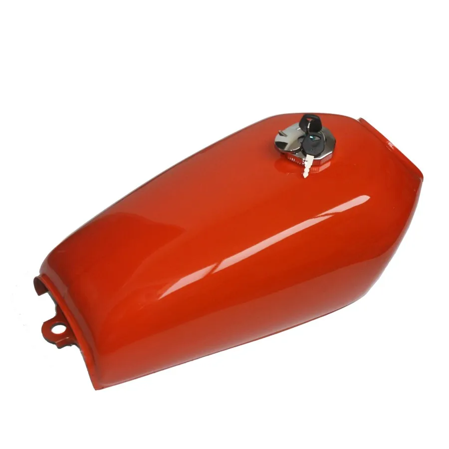 Motorcycle Universal Vintage 9L 2.4 Gal cafe racer Fuel Gas Tank with Thick Iron Cap Switch Kit For Honda CG125 CG250 CG 125