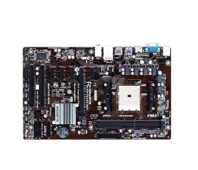 Оригинальная материнская плата для Gigabyte GA-F2A55-DS3 Socket FM2 DDR3 F2A55-DS3 USB2.0 64GB A55 настольная материнская плата