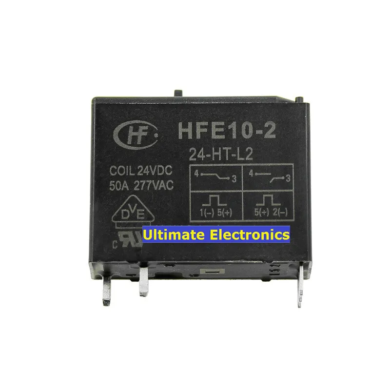2pcs holding relay HFE10 2/24 HT L2 a group of normally open 50A double