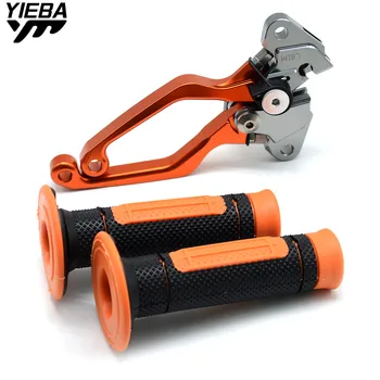 

Motorcycle Brake Clutch Levers Pivot Dirt Bike Handle Hand Grips Set For KTM 65XC 65 XC 2004-2011 2010 2009 2008 2007 2006 2005