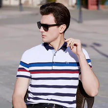 Плюс размер Новое поступление летние мужские бизнес футболки из натурального хлопка с коротким рукавом мужские футболки одежда 17109