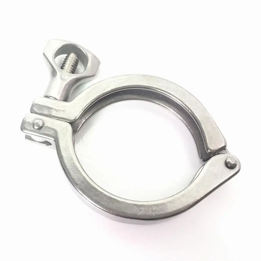 4" Tri Clamp SUS 304 Stainless Steel Sanitary Fitting Home Brewing Beer