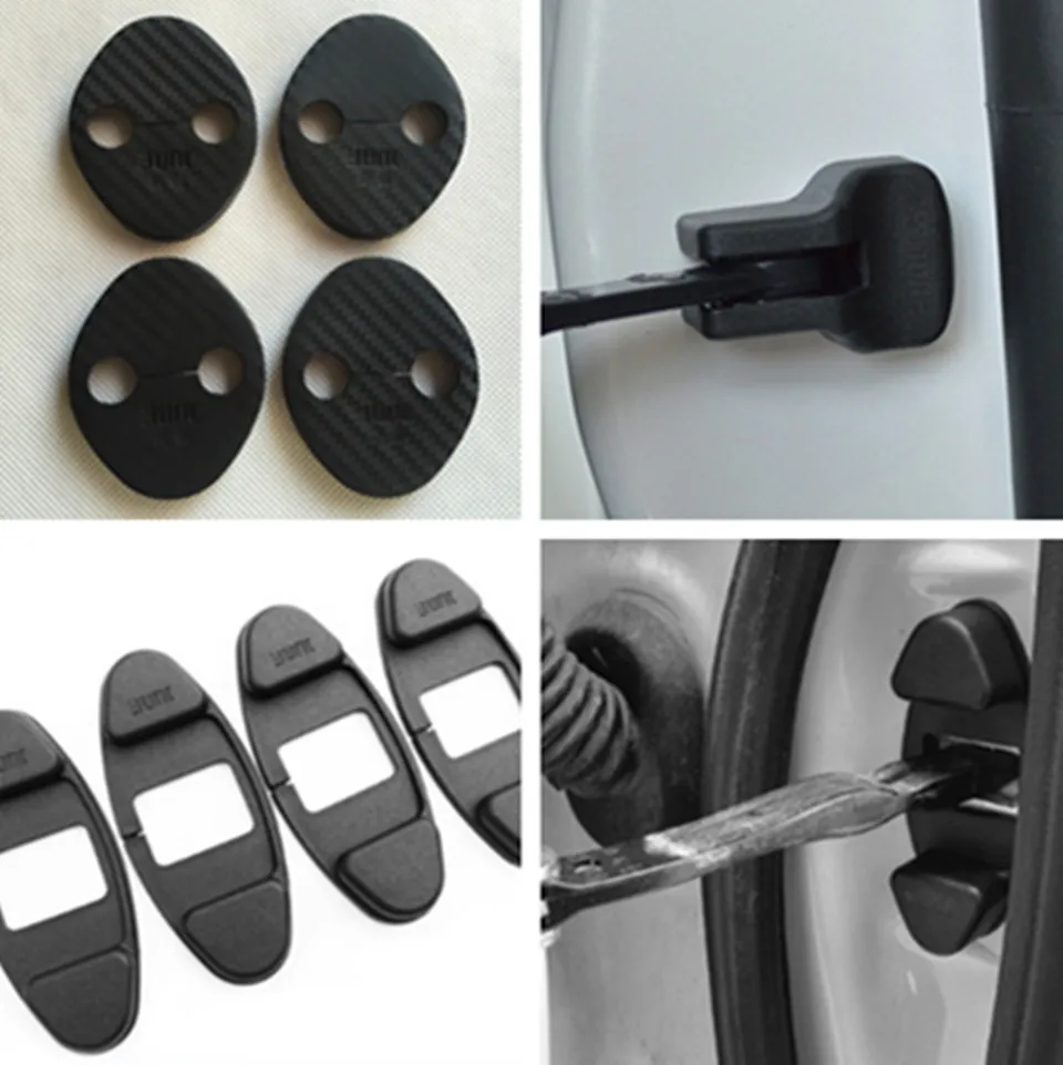 

Door Limiting Stopper Door Lock Buckle Striker Protective Cover Trim For Hyundai Elantra AD 2016 Avante Car Accessories