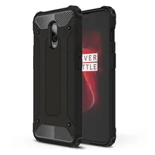 100PCS Rugged Soft Back Cover For ONEPLUS 7 7 Pro 6 6T 5 5T Anti Knock Hybrid Hard Tough Dual Layer Armor Shockproof Phone Case