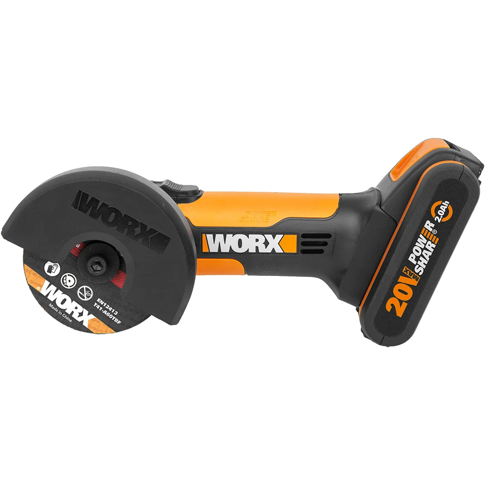 Угловая шлифмашина аккумуляторная WORX WX801 кейс