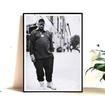 

Art Poster Decoration Print 12x18 24x36in Custom Picture US Rapper The Notorious big Music star Wall Decor Canvas Painting