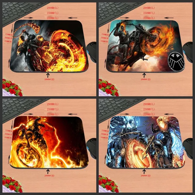 diy burning motorcycles office computer mouse pad notebook cushion burning computer