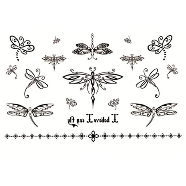 dessin tatouage libellule | kolorisse developpement
