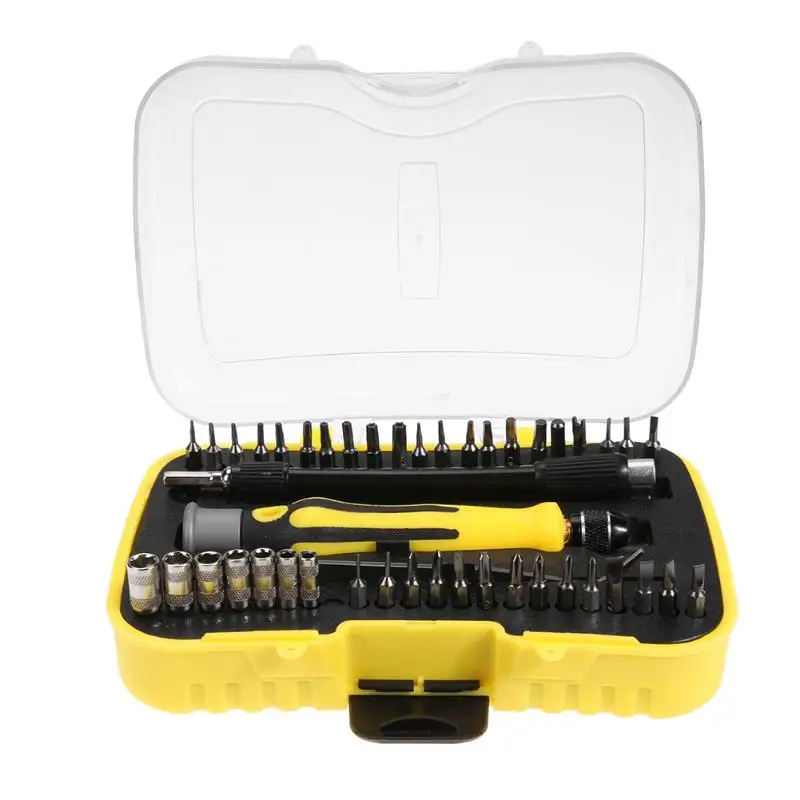 

45 in 1 Precision Screwdriver Set Pry Repair Opening Tools Box Set Kit for Mobile Phone Computer Electronics Household Tool Set