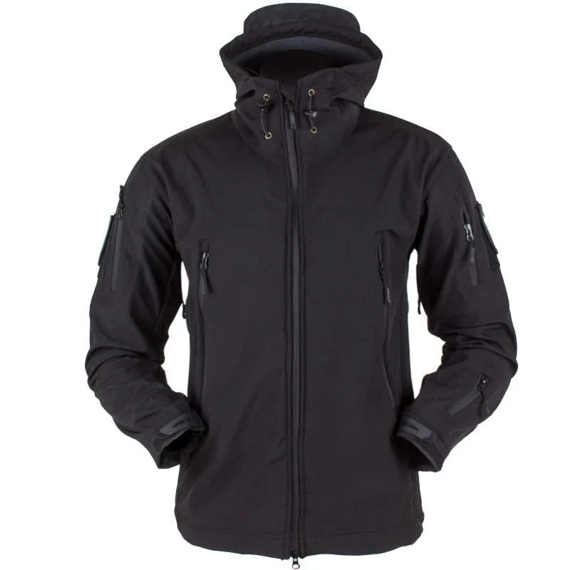  Shark Skin V5 Soft Shell Tactical Military Jacket Men Waterproof Winter Fleece Coat Army Windbreake