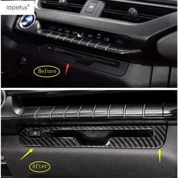 

Lapetus Accessories Fit For Lexus UX 200 250H 2019 2020 ABS Garnish Lamp Front Middle Switch Parking CD Panel Trim Carbon Fiber