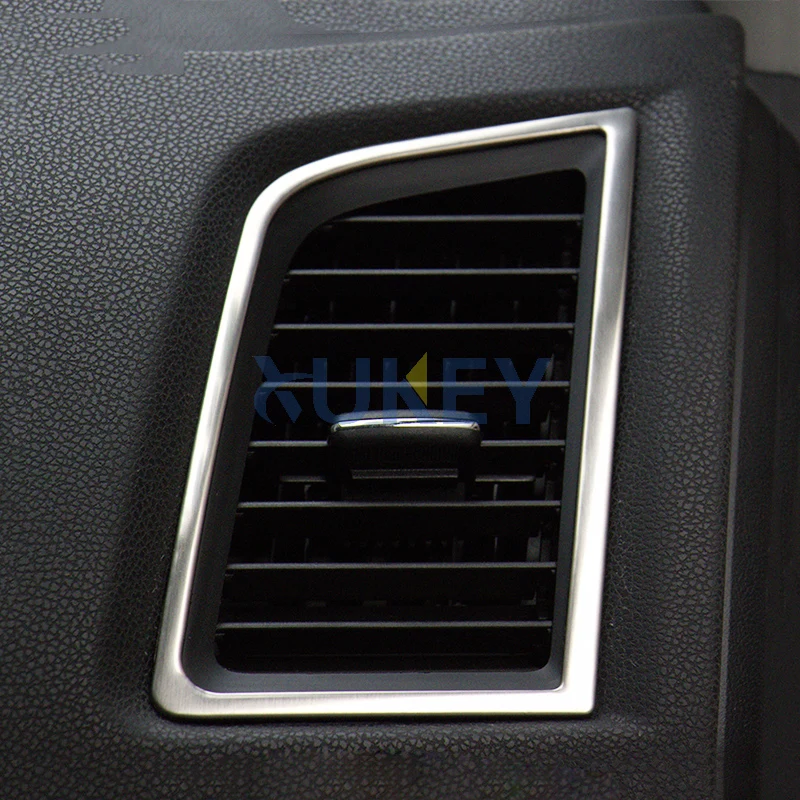 Для Mitsubishi ASX Outlander Sport RVR 2011 2012 2013 хромированная панель на приборную панель боковое вентиляционное отверстие крышка на выходе отделка гарнир рамка