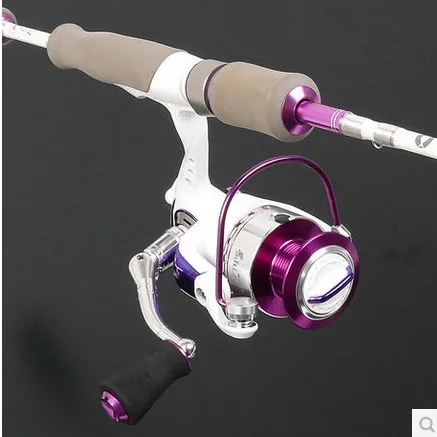 Cheap 2014 arctic fox lure set water drop reel polders lure with spinning handle1.8/2.1/2.4 meters white wheel