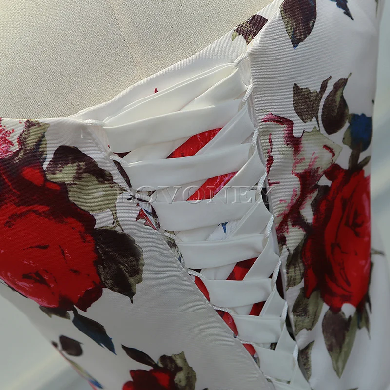 DEERVEADO M219 Floor-Length Long Prom Dress A-Line Flower Pattern Satin Formal Party Dresses Prom Gown Vestido De Festa black prom dress