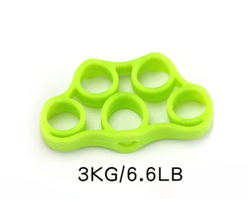 Эспандеры для пальцев, силиконовые для фитнеса, для тренировок, растягивающиеся, для упражнений, эластичная лента, Резиновая лента для груди, разработчик - Цвет: Light green 6.6LB
