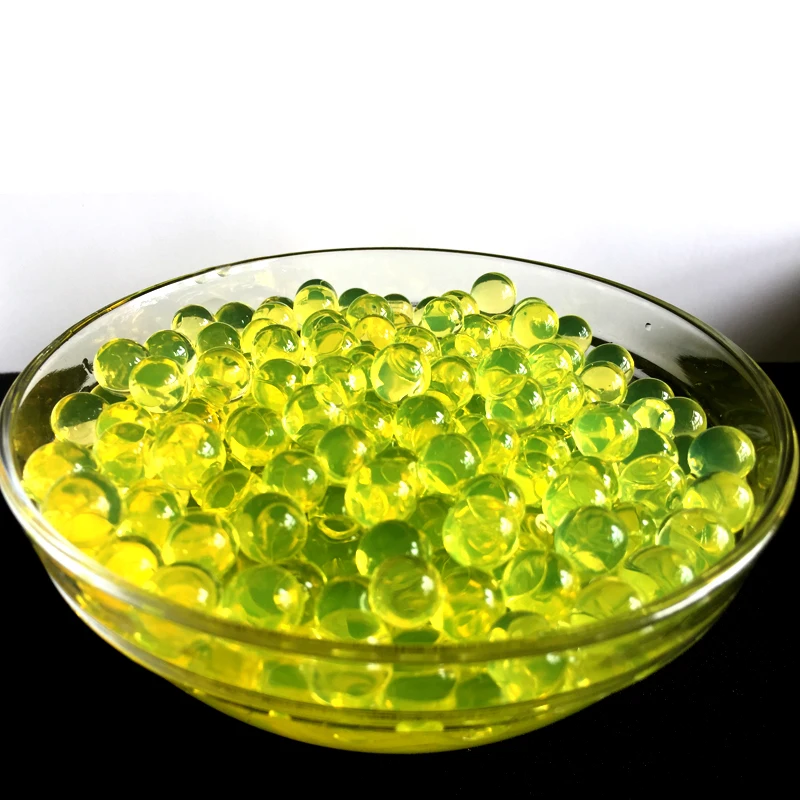 

600 Particles Per Bag yellow Kids Toys Plant Cultivation Crystal Beads orbiz Balls That Grow In Water hydrogel gel