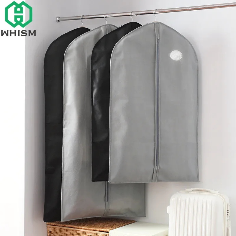 WHISM Portable Dress Suit Protective Cover Outer Coat Protector Folding