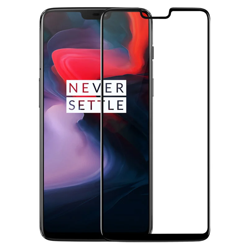 

5D Curved Full Cover Tempered Glass Screen Protector For Oneplus 6 One plus 6 1+6 Protection Glass Full Cover Film Curved Edge