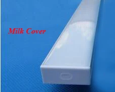 Кисти для макияжа с серебристым напылением профиль экструзии 26*11 для двойной полосы света - Испускаемый цвет: Milk Cover