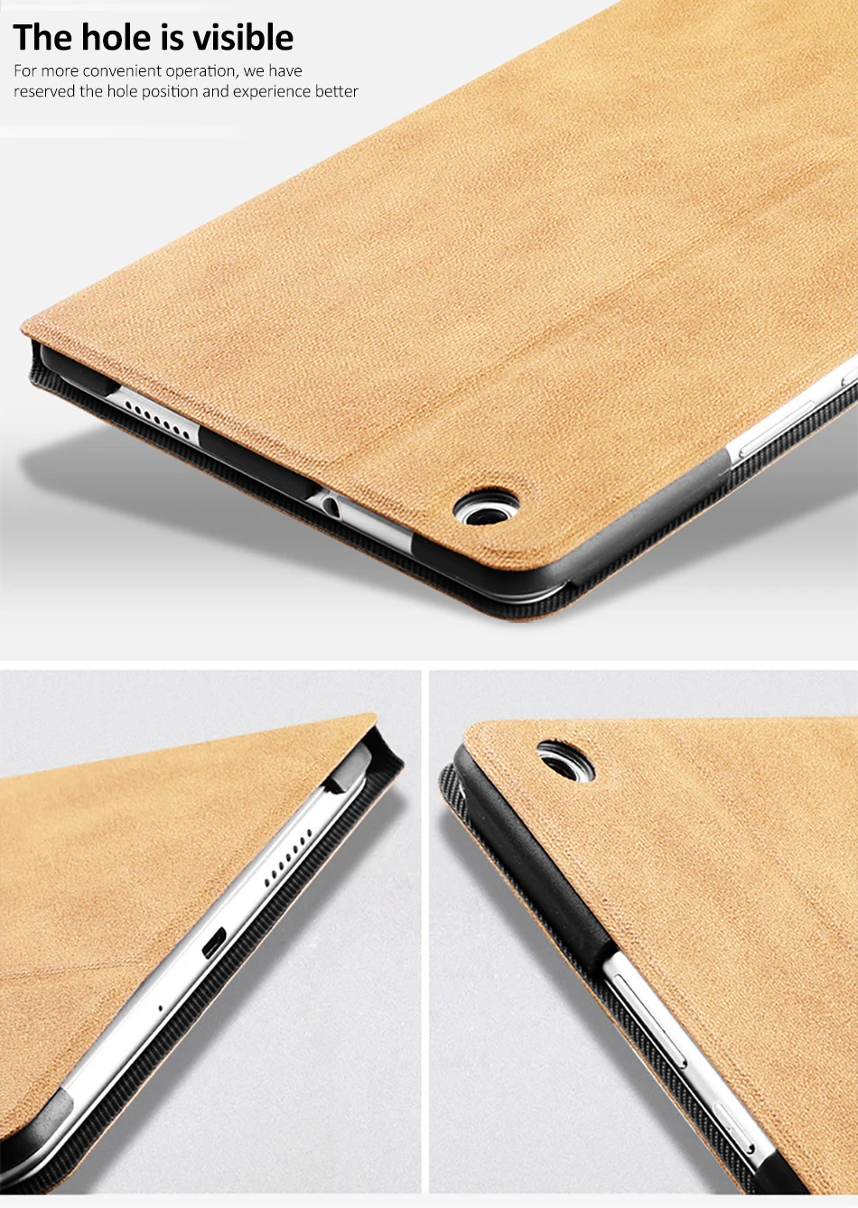 PC Smart Cover Funda Shockproof Hard Shell Slim Magnetic Protective Back Cover For Xiaomi MiPad 4 Auto Sleep Wakeup Case Capa (6)
