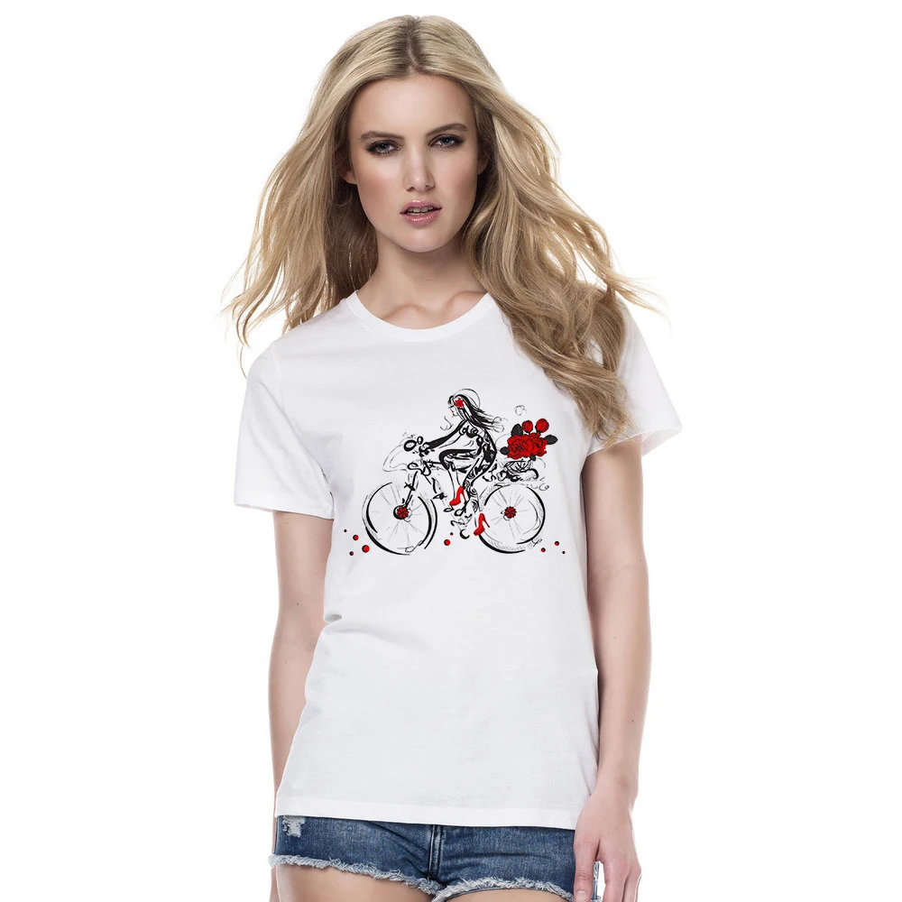 2018-Summer-Girl-Riding-A-Bicycle-T-Shirt-Women-Floral-Flowers-Print-T-Shirts-Woman-Tops (1)